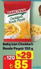 BAHÇIVAN CHEDDARLI RENDE PEYNİR 150 G fiyat ve kampanya bilgisi